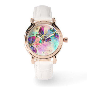 Colourful Flying Butterfly Watch