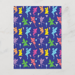 Colourful Flying Fairy Postcard