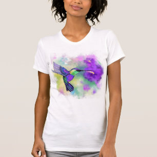 Colourful Flying Hummingbird T-Shirt