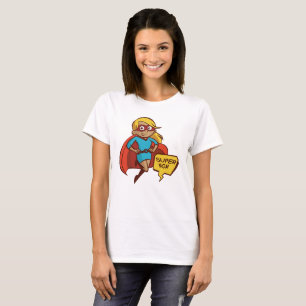 Colourful Flying Super Mum T-Shirt
