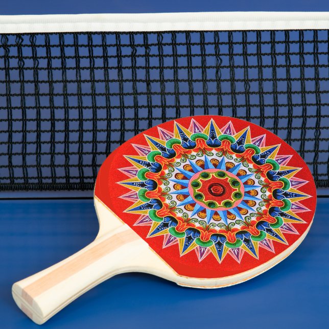 Colourful Folklore   Ping Pong Paddle (Insitu)
