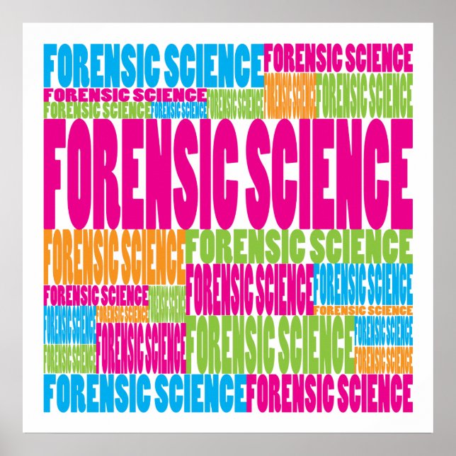 Colourful Forensic Science Poster (Front)