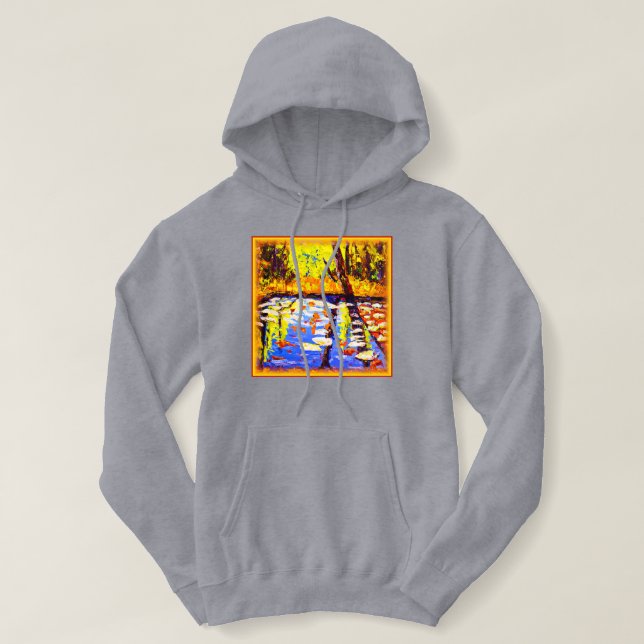 Colourful Forest Swamp. Buy Now Hoodie (Design Front)