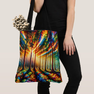 Colourful Forest Tote Bag