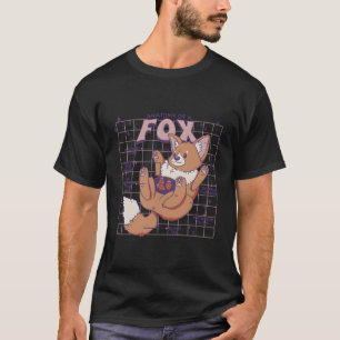 Colourful Fox Realistic Fox T-Shirt