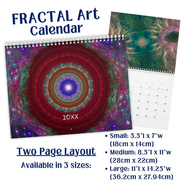 Colourful Fractal Art -  Calendar (Creator Uploaded)