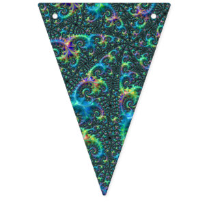 Colourful Fractal Bunting