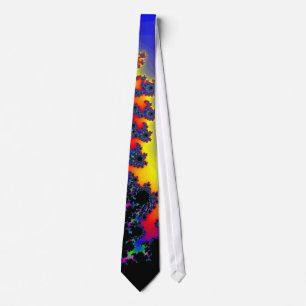 Colourful Fractal Design: Necktie / Tie