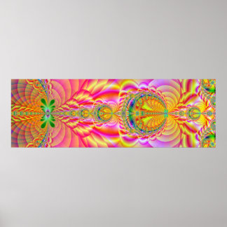 colourful fractal poster