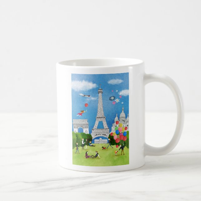 Colourful France Coffee Mug (Right)