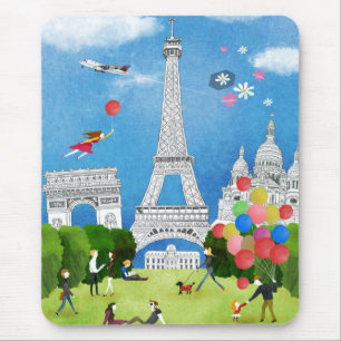 Colourful France Mouse Pad
