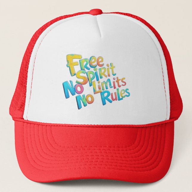 Colourful Free Spirit Hat (Front)
