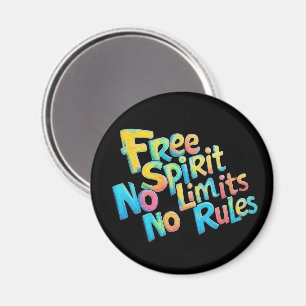 Colourful Free Spirit Magnet
