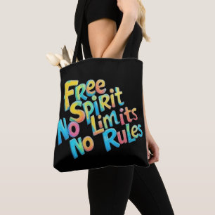 Colourful Free Spirit Tote Bag