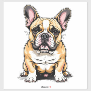 Colourful French Bulldog Portrait