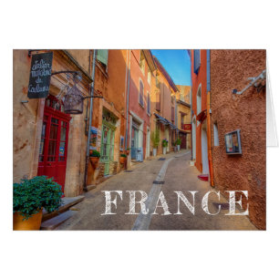 Colourful French Hillside Town