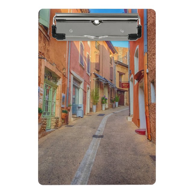 Colourful French Hillside Town Mini Clipboard (Front)