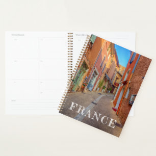 Colourful French Hillside Town Planner