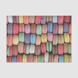 Colourful French Macaron Pattern Tissue Paper