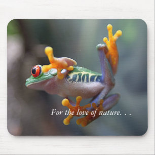 Colourful Frog Mouse Pad
