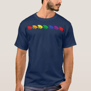 Colourful Frog Pride Rainbow T-Shirt