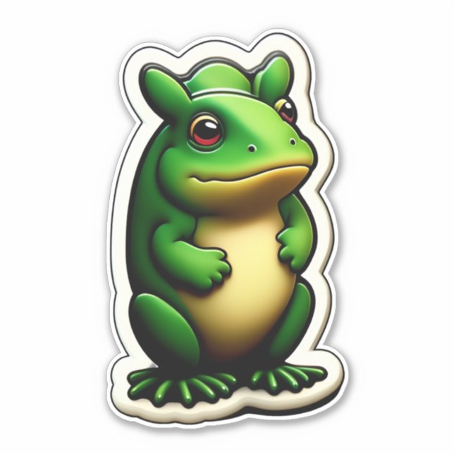 Colourful Frog Stickers for Kids and Adults Alike (Front)