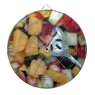 Colourful Fruit Assortment Dartboard