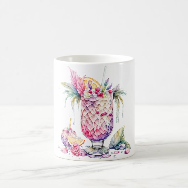 Colourful Fruit Cocktail Design: Merry Christmas Coffee Mug (Center)