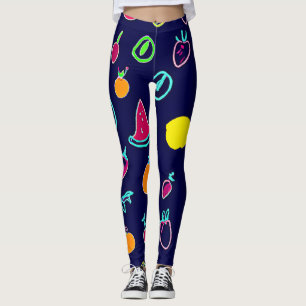 Colourful Fruit Fantasia Design Leggings