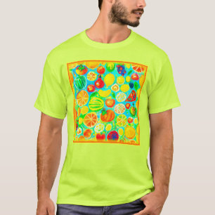 Colourful Fruit Pattern. Buy Now T-Shirt