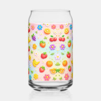 Colourful Fruit Pattern With Flowers and Fruits