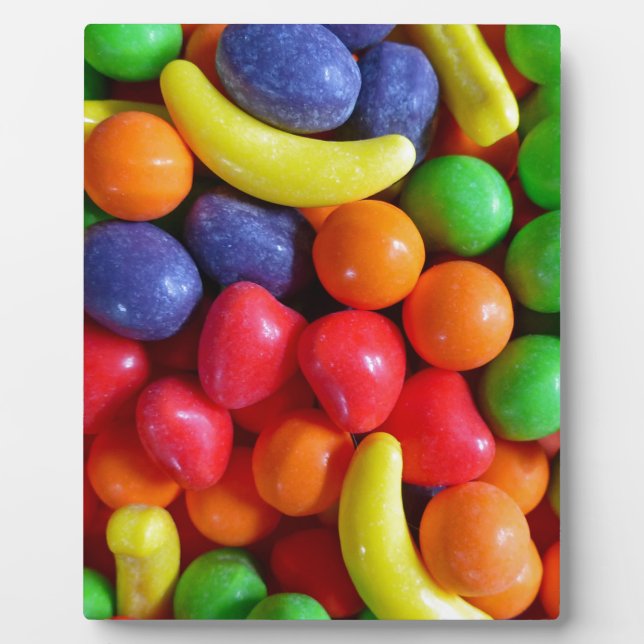 Colourful Fruit Shaped Candy Plaque (Front)