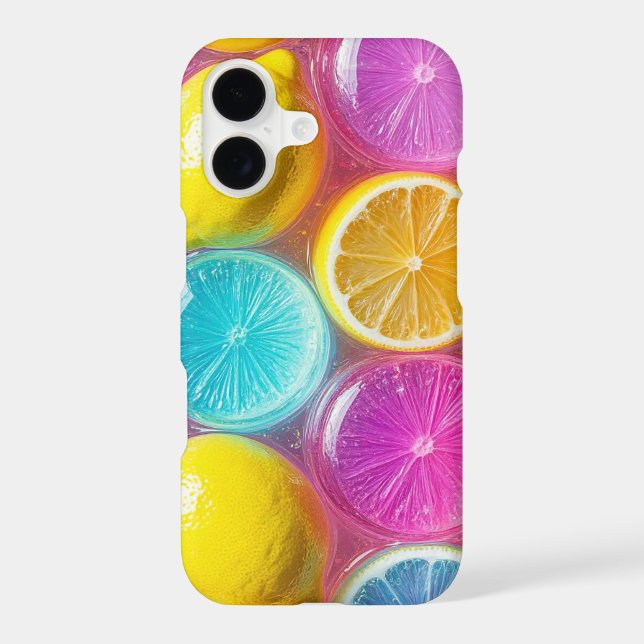 Colourful Fruit Slice Design with Glossy Texture (Back)