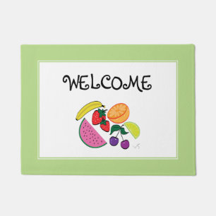 Colourful Fruit Summer, Fun, Cool Doormat