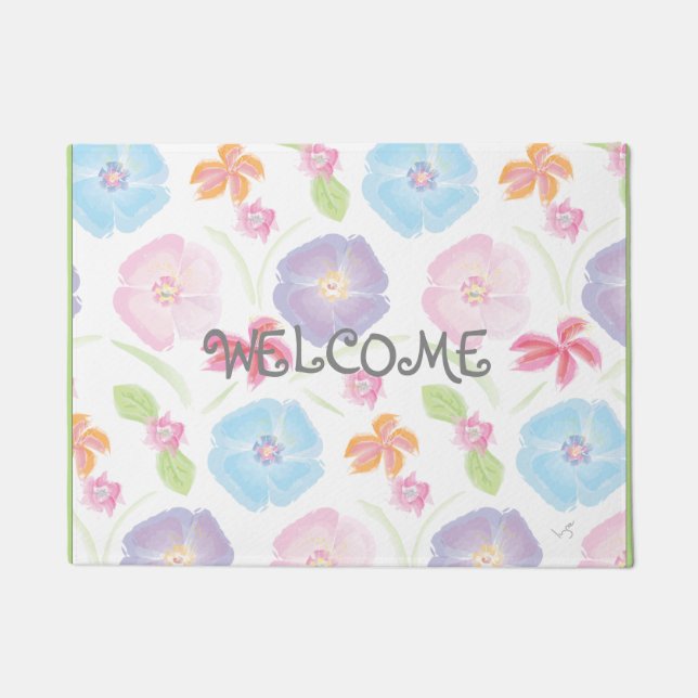 Colourful Fruit Summer, Fun, Cool Doormat (Front)