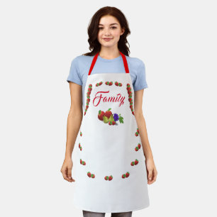 Colourful Fruit-Themed  Apron