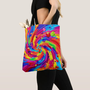 Colourful Fruit Vortex Tote Bag