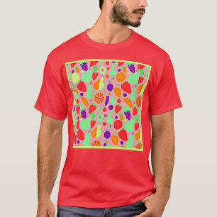 Colourful Fruitful Spectrum Pattern T-Shirt