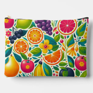 Colourful fruits accessory pouch