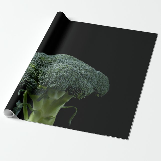 Colourful Fruits And Vegetables Wrapping Paper (Unrolled)