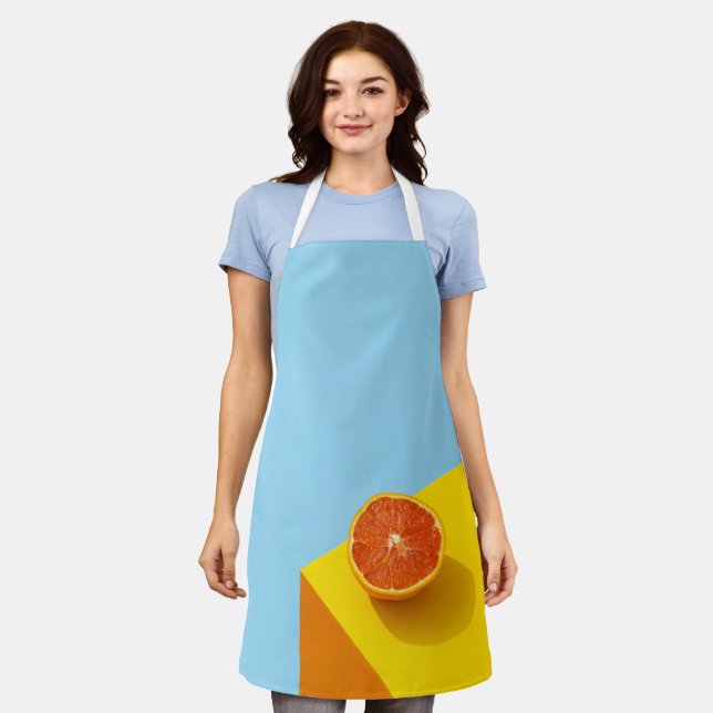 Colourful Fruits Apron (Worn)