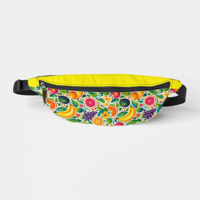 Colourful fruits  bum bags (Front)