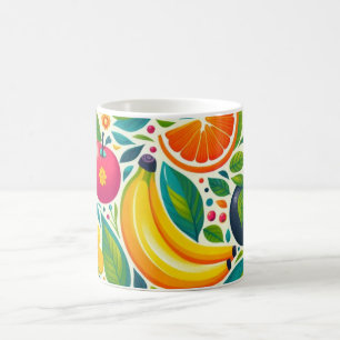 Colourful fruits  coffee mug
