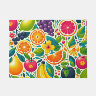 Colourful fruits  doormat