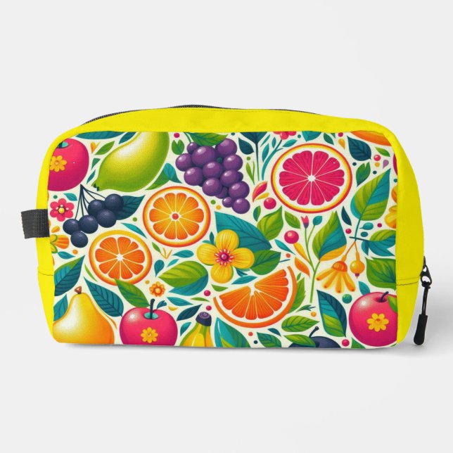 Colourful fruits  dopp kit (Front)