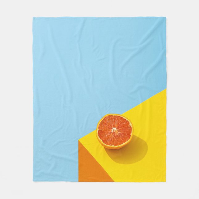 Colourful Fruits Fleece Blanket (Front)