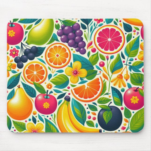 Colourful fruits  mouse pad (Front)