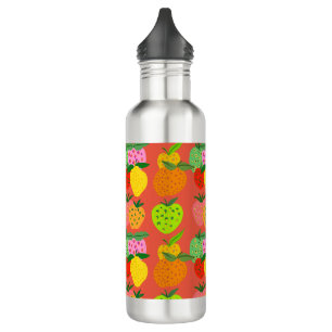 Colourful fruity pattern 710 ml water bottle