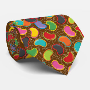 Colourful Fun Candy Groovy Retro Jellybeans Pop Tie