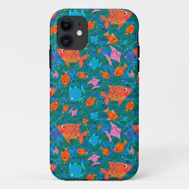 Colourful Fun Fish in the Sea iPhone 5/5s Case (Back)
